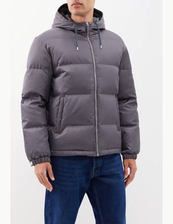 Re-Nylon hooded down jacket