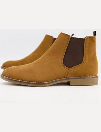 topman suede chelsea boots