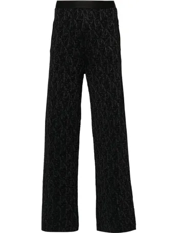 Ultralight Flare Track Pants in black - Palm Angels® Official