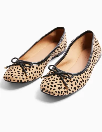 topshop leopard shoes