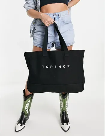 Topshop canvas deals tote bag