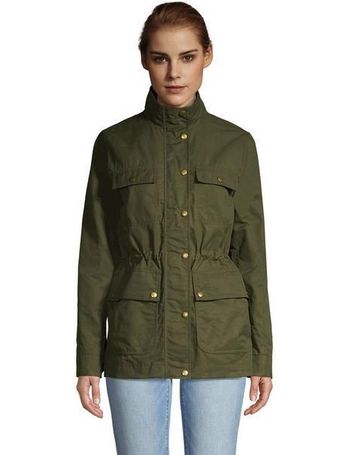 lands end waxed cotton field jacket