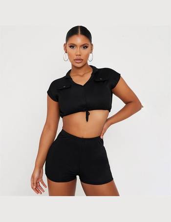 I Saw It First Co Ord Floaty Cotton Poplin Boxer Shorts