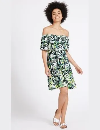 marks and spencer bardot dress