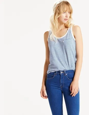 levi's womens vest tops