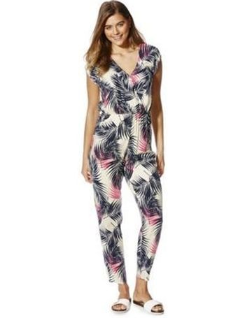 F&f floral hot sale print jumpsuit