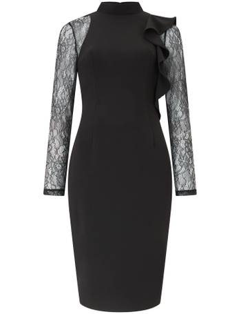 Shop Adrianna Papell Women s Black Dresses with Sleeves up to 80