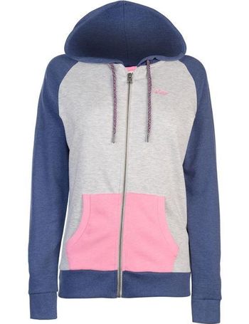 lee cooper zip thru hoody ladies