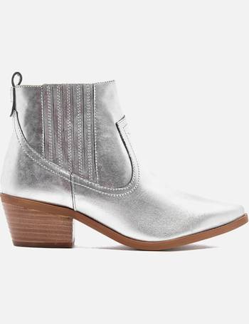 dune silver boots