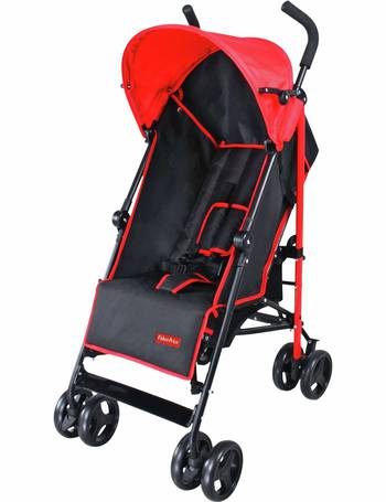 fisher price pushchair black and red