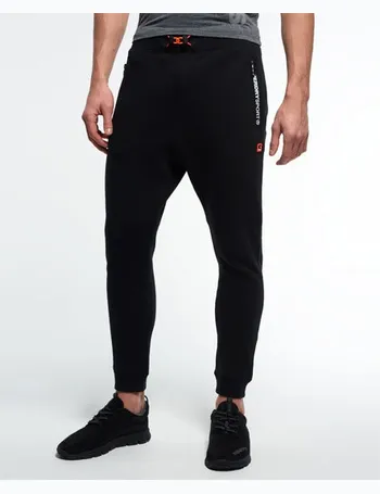 superdry mens gym tech slim joggers