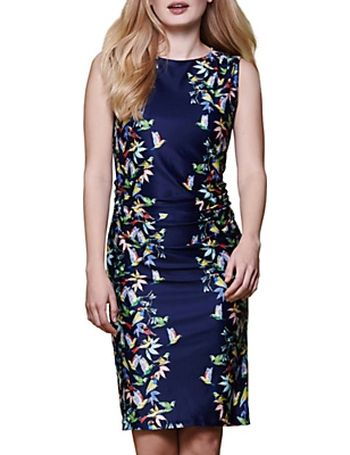 yumi tropical mirror dress
