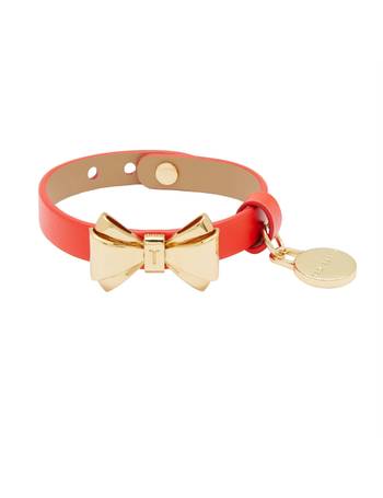 Ted baker leather hot sale bow bracelet