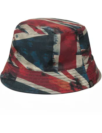 pretty green union jack bucket hat