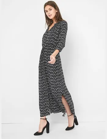 gap maxi shirt dress