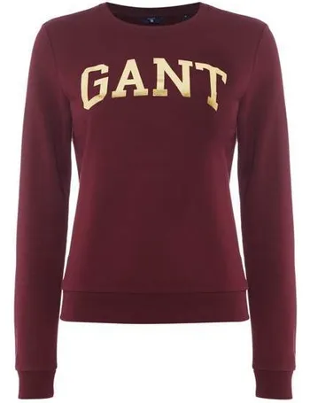 gant gold logo sweatshirt