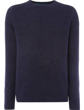 linea thames v neck merino jumper