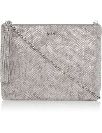 House of fraser silver clutch online bag