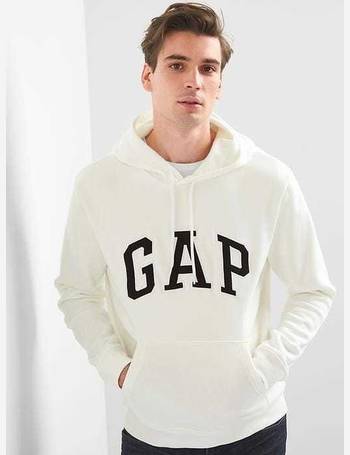 gap logo fleece pullover hoodie