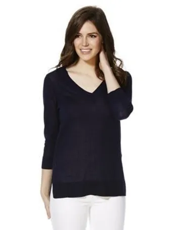 black v neck school jumper tesco