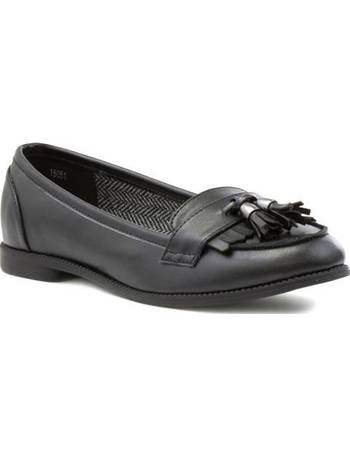 shoe zone ladies loafers