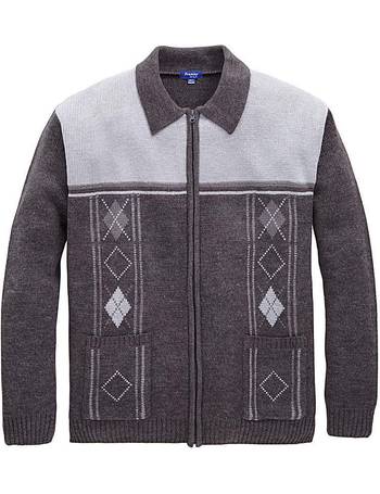 premier man zip cardigans