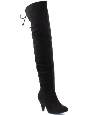 shoe zone over the knee boots