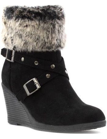 lilley wedge boots