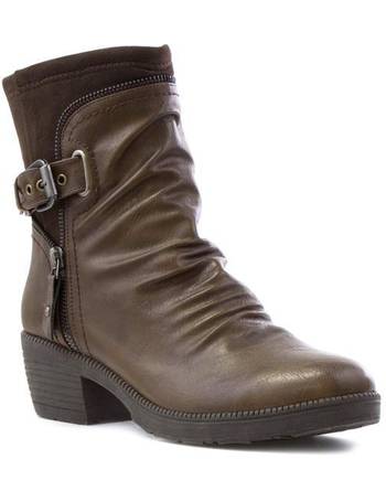 Shop Shoe Zone Women's Ruched Boots up to 75% Off | DealDoodle