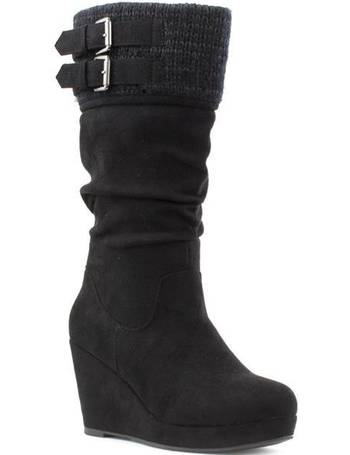 Shoe zone hotsell wedge boots