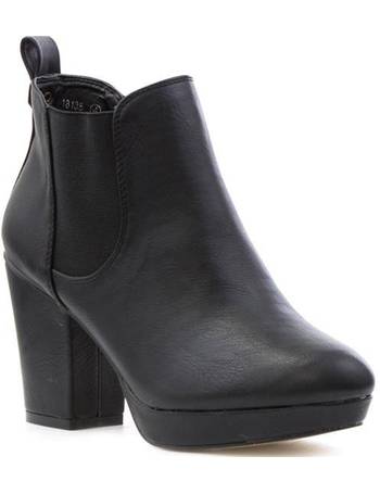 Shop Shoe Zone Women's Platform Ankle Boots up to 70% Off | DealDoodle