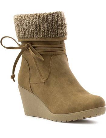 lilley wedge boots