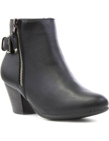 shoe zone wide fit boots