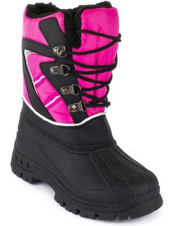 shoe zone pink boots