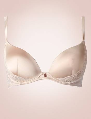 Silk & Lace Padded Balcony Bra A-E