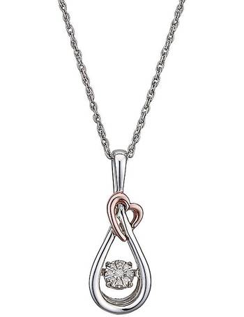 Diamonds in rhythm store necklace sterling silver