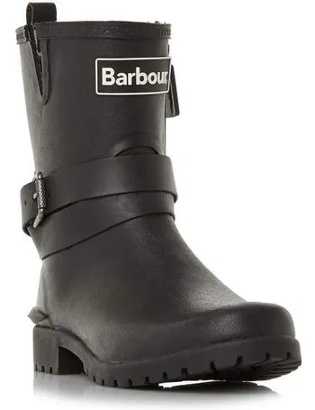 barbour biker wellies