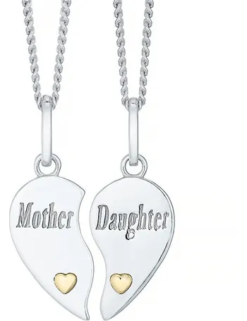 mother daughter necklace h samuel