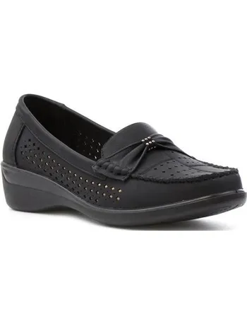 shoe zone ladies loafers