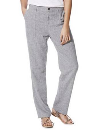 grey cropped trousers ladies