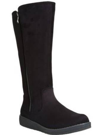 Tesco F&F Clothing Womens Boots | knee high, ankle, hiker, black, white | DealDoodle