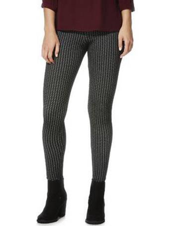 Tesco F&F Black Hounds Tooth Leggings UK 12 – Reliked