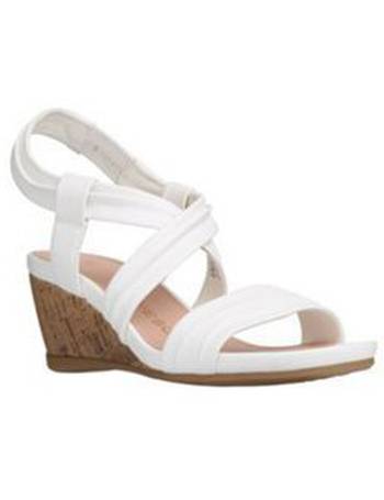 tesco white sandals