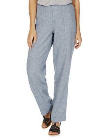 Tesco Linen Trousers for Ladies | Cropped & Drawstring Trousers ...