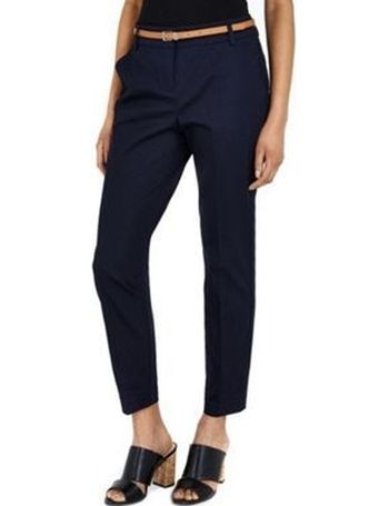 Navy work trousers womens sales tesco