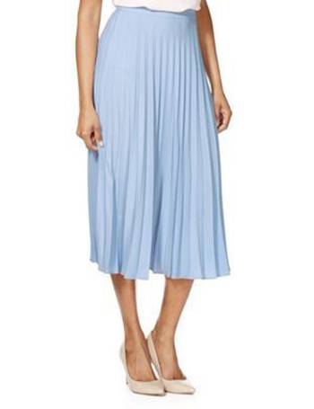 f&f pleated midi skirt