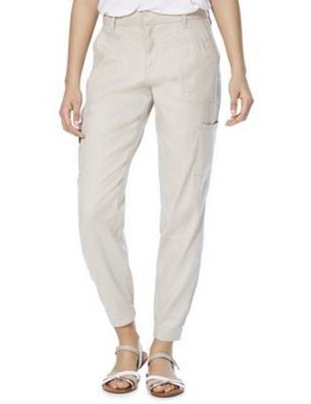 Tesco Linen Trousers for Ladies | Cropped & Drawstring Trousers ...