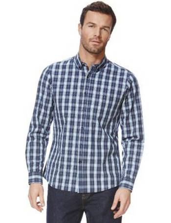 Shop Tesco F&F Clothing Men's Long Sleeve Shirts | DealDoodle