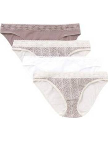 F&F FLORENCE & Fred Tesco Ladies Lace Knickers Pants Navy. Size 6