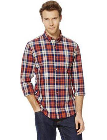 Shop Tesco F&F Clothing Men's Long Sleeve Shirts | DealDoodle